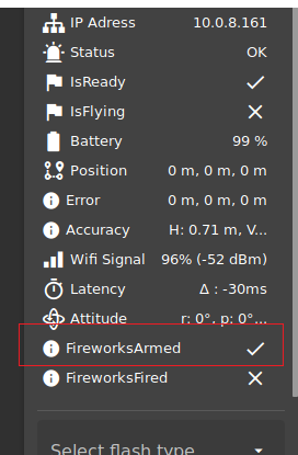 Pyrotechnics launched